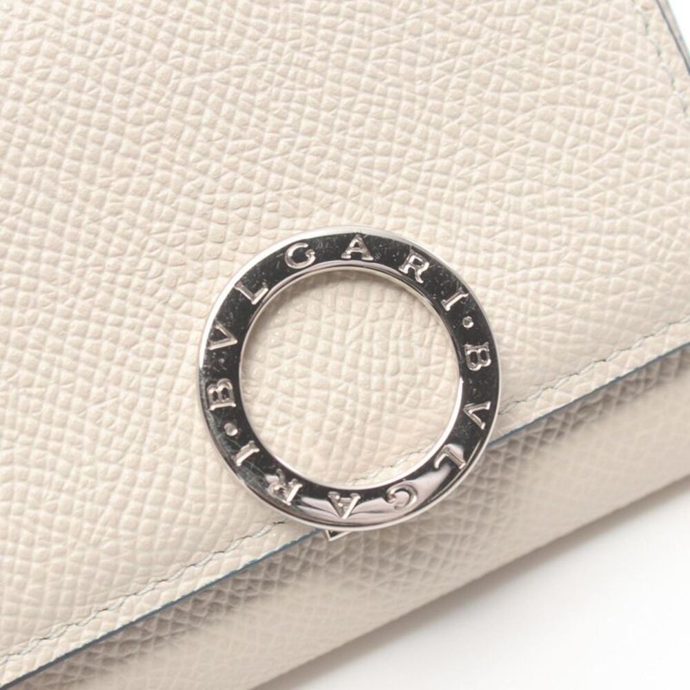 Bulgari Bvlgari Bvlgari White Leather Wallet  (Pre-Owned) - Picture 6 of 7